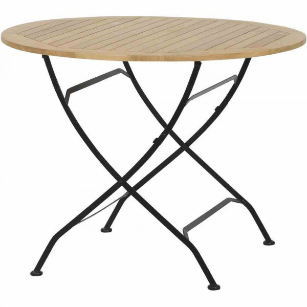 Gartentisch Teakholz D90x75 cm klappbar