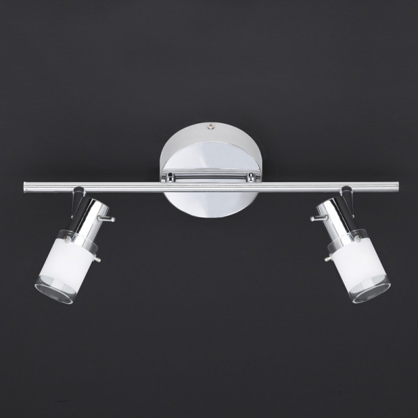 LED Deckenleuchte mit weißem Glas