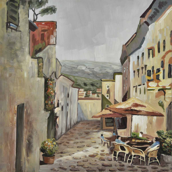 Ölbild: Gassino 100x100