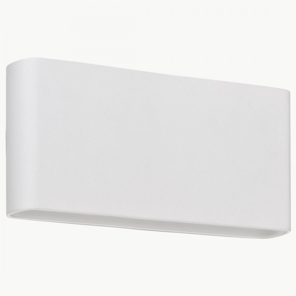 LED Wandleuchte Doppellicht strukturweiss