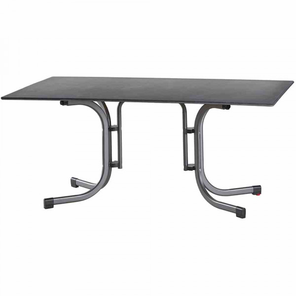 Gartentisch Slim 160x90 Schieferoptik Klappbar