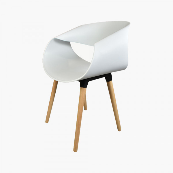 Stuhl Espro Weiß Schwarz